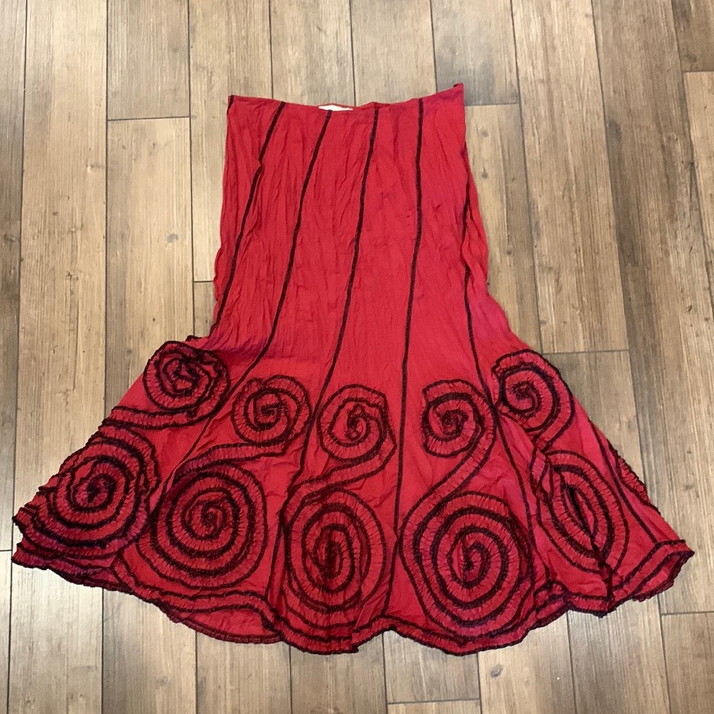 Alberto Makali Red Skirt